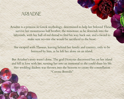 "Laced In Lore" Bespoke Commissions: Ariadne