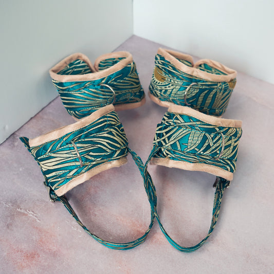 Sale: Silk Locking Wrist and Ankle Cuffs