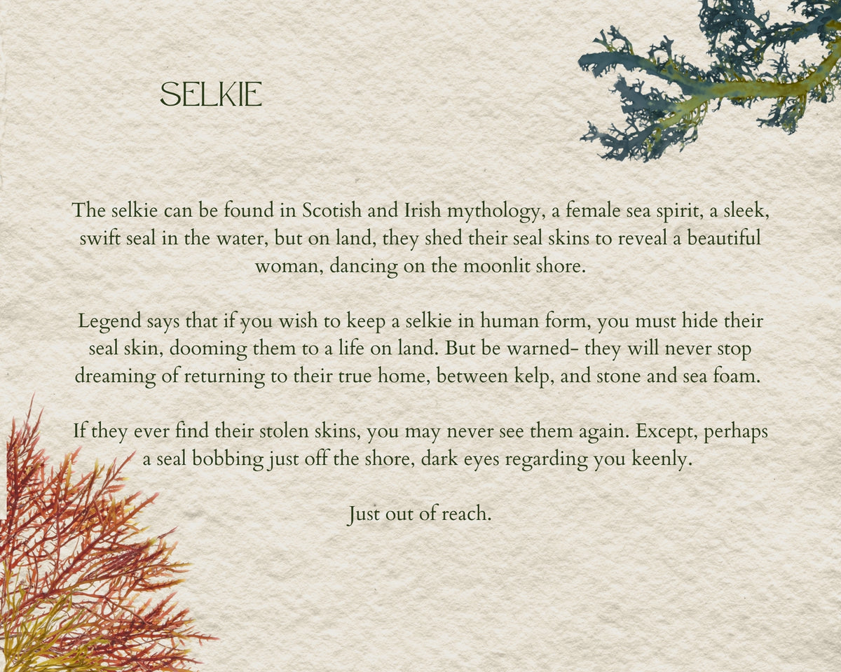 "Laced In Lore" Bespoke Commissions: Selkie