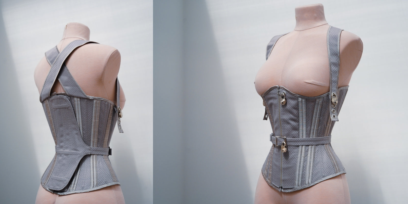 lockable corset belt